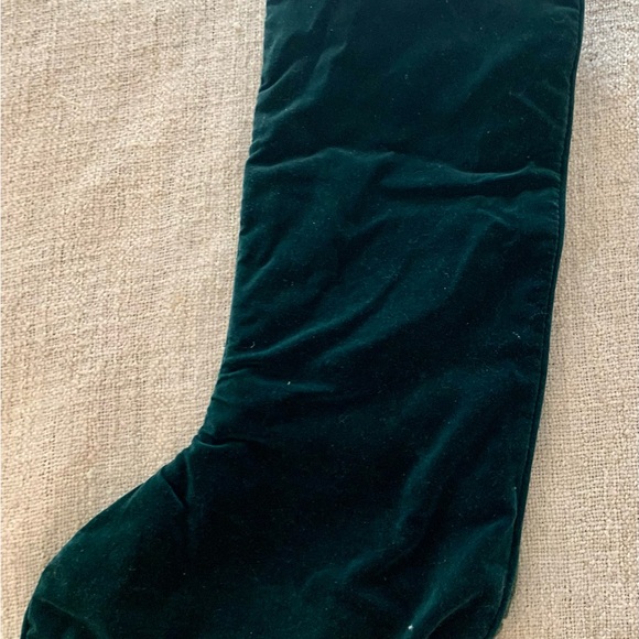 Vintage Handmade Needlepoint Santa Christmas Stocking - Picture 4 of 5